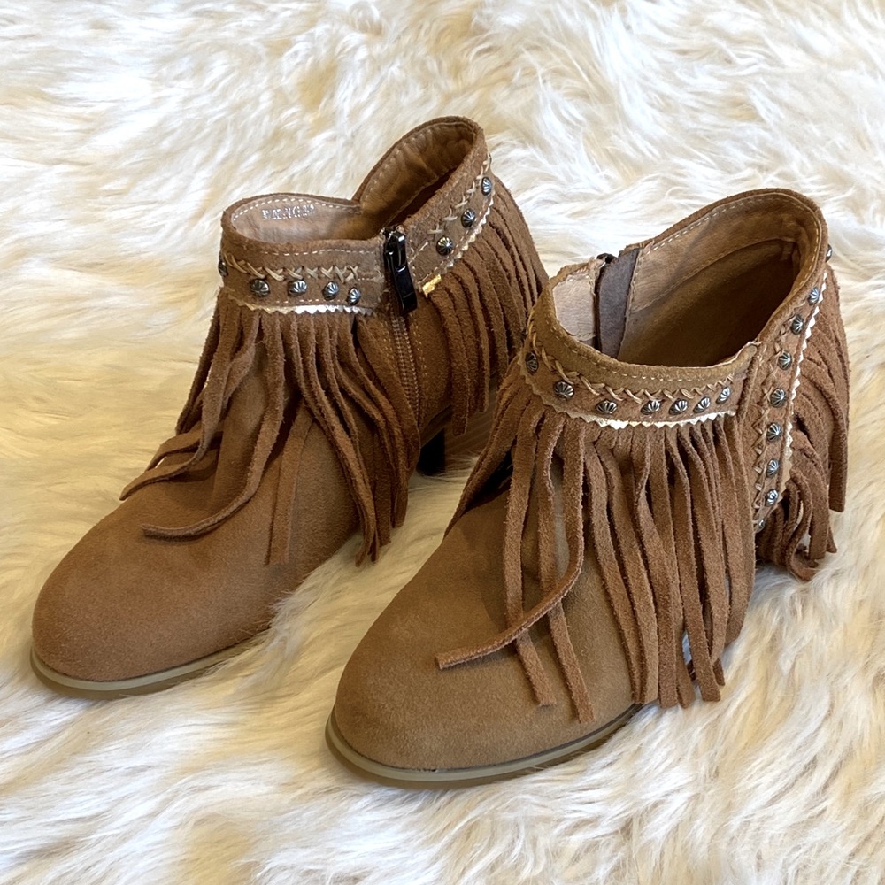 MOUNTAIN WEST TRINITY RANCH FRINGE BOOTIES